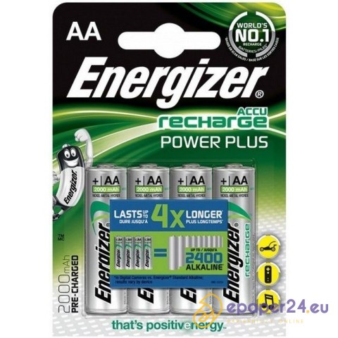 Akumulatorki Energizer Power Plus AA HR6 2000mAh (4) Akumulatorki Energizer Power Plus AA HR6 2000mAh (4)
