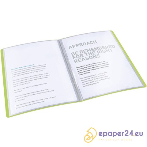 ALBUM OFERTOWY ESSELTE A4/20K ZIELONY ALBUM OFERTOWY ESSELTE A4/20K ZIELONY