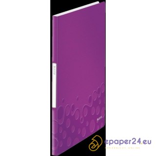 ALBUM OFERTOWY LEITZ WOW A4/20K FIOLETOWY