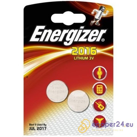 Baterie Energizer Lithium CR2016 3V (2) Baterie Energizer Lithium CR2016 3V (2)