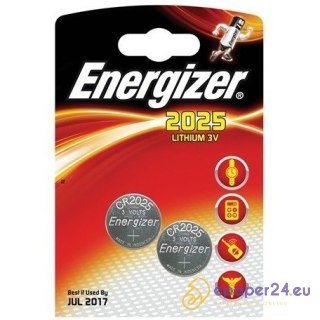 Baterie Energizer Lithium CR2025 3V (2)