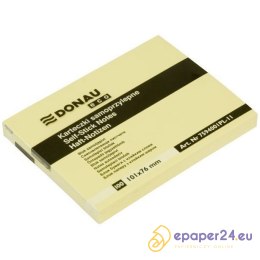 Karteczki Donau Eco 76x101mm żółte (100)