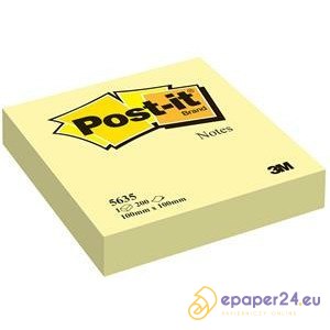 KARTECZKI POST-IT 100x100mm ŻÓŁTE (200) KARTECZKI POST-IT 100x100mm ŻÓŁTE (200)