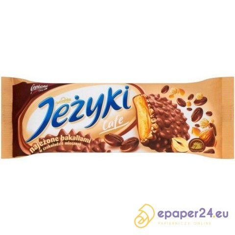 CIASTKA GOPLANA JEŻYKI 140g KAWOWE CIASTKA GOPLANA JEŻYKI 140g KAWOWE