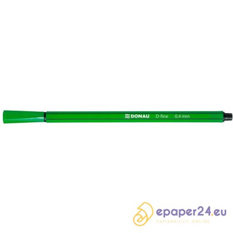 Cienkopisy Donau D-Fine 0.4mm zielone (10) Cienkopisy Donau D-Fine 0.4mm zielone (10)