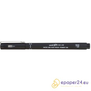 CIENKOPIS KREŚLARSKI UNI PIN-200 0,3mm CZARNY