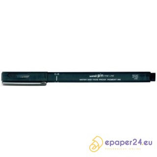 CIENKOPIS KREŚLARSKI UNI PIN-200 0,8mm CZARNY