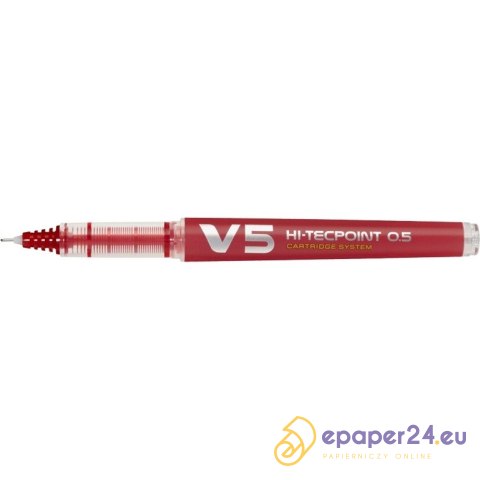 CIENKOPIS PILOT V5 HI-TECPOINT CZERWONY