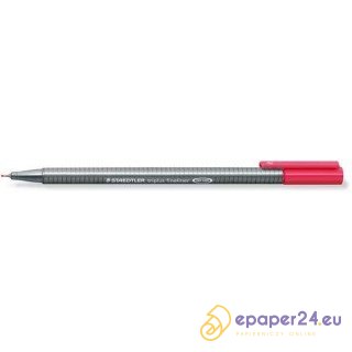 CIENKOPIS STAEDTLER TRIPLUS FINELINER CZERWONY