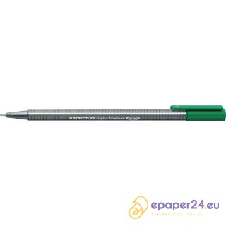 CIENKOPIS STAEDTLER TRIPLUS FINELINER ZIELONY