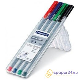 CIENKOPISY STAEDTLER TRIPLUS FINELINER 4 KOLORY