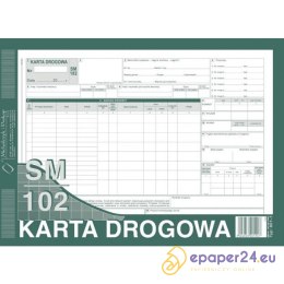CMR MIĘDZYNARODOWY LIST PRZEWOZOWY A4 (O+3K) NUMEROWANY