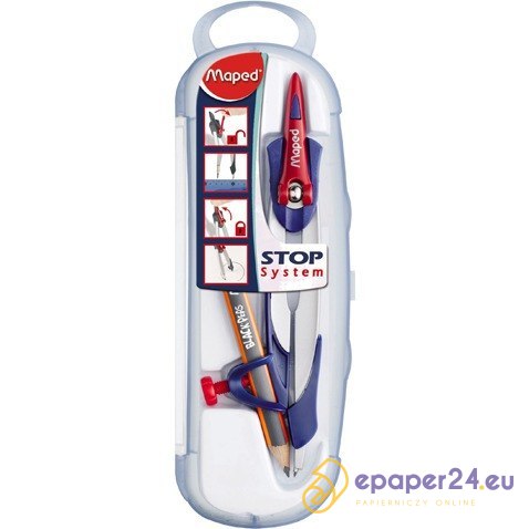 CYRKIEL MAPED STOP SYSTEM + OŁÓWEK CYRKIEL MAPED STOP SYSTEM + OŁÓWEK