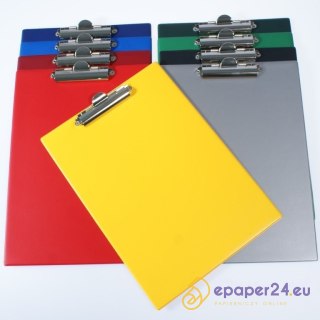 DESKA Z KLIPEM A4 CZERWONA