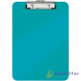 DESKA Z KLIPEM LEITZ WOW A4 TURKUSOWA