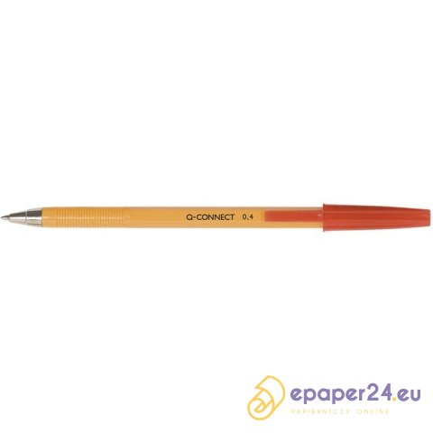 Długopisy Q-Connect 0.4mm czerwone (20) Długopisy Q-Connect 0.4mm czerwone (20)