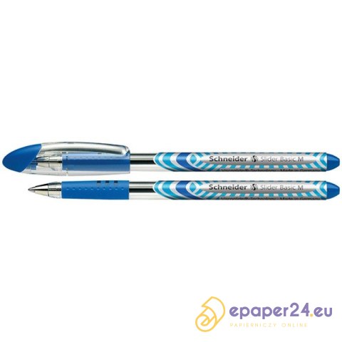 Długopis Schneider Slider Basic M niebieski Długopis Schneider Slider Basic M niebieski