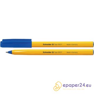 Długopis Schneider Slider Tops 505 F niebieski