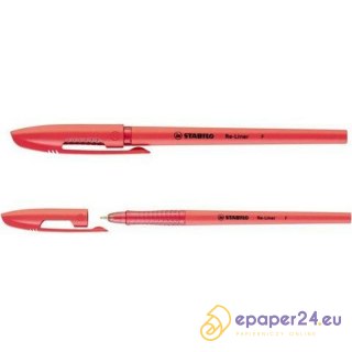 DŁUGOPIS STABILO RE-LINER CZERWONY