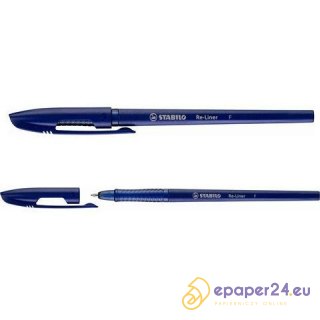 DŁUGOPIS STABILO RE-LINER NIEBIESKI