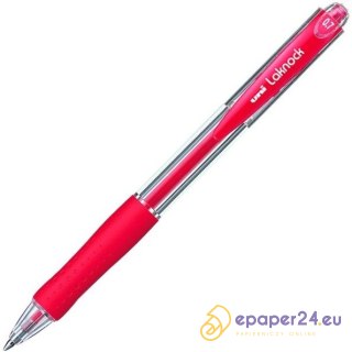 DŁUGOPIS UNI SN-100 LACKNOCK CZERWONY