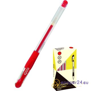 DŁUGOPIS ŻELOWY GRAND GR-101 CZERWONY