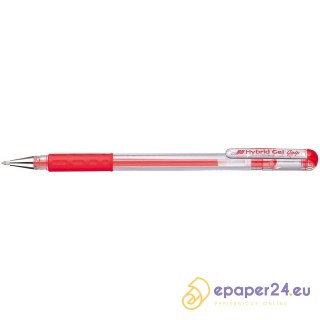 DŁUGOPIS ŻELOWY PENTEL HYBRID K116 CZERWONY
