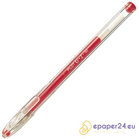 DŁUGOPIS ŻELOWY PILOT G-1 CZERWONY DŁUGOPIS ŻELOWY PILOT G-1 CZERWONY