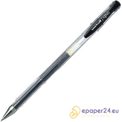 DŁUGOPIS ŻELOWY UNI UM-100 SIGNO CZARNY DŁUGOPIS ŻELOWY UNI UM-100 SIGNO CZARNY