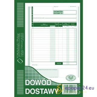 DOWÓD DOSTAWY A5 (WIELOKOPIA)