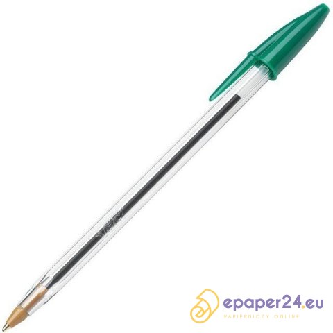 Długopis BiC Cristal zielony Długopis BiC Cristal zielony