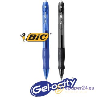 Długopis żelowy BiC Gelocity niebieski