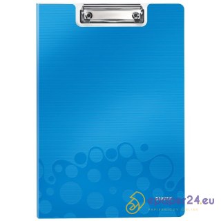 TECZKA Z KLIPEM LEITZ WOW A4 NIEBIESKA