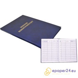 Dziennik korespondencyjny A4 300 kartek granatowy