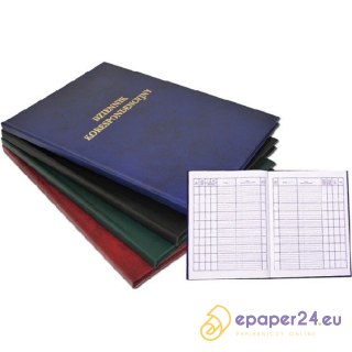 Dziennik korespondencyjny A4 192 kartki zielony