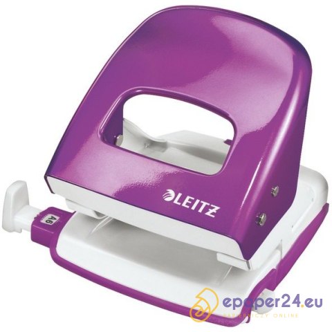 Dziurkacz Leitz Wow 5008 fioletowy Dziurkacz Leitz Wow 5008 fioletowy