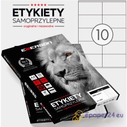 Etykiety Emerson A4 105x57mm białe (100)