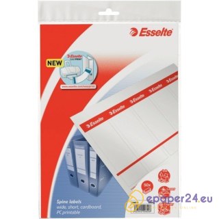 ETYKIETY NA SEGREGATOR ESSELTE 49x158mm WSUWANE