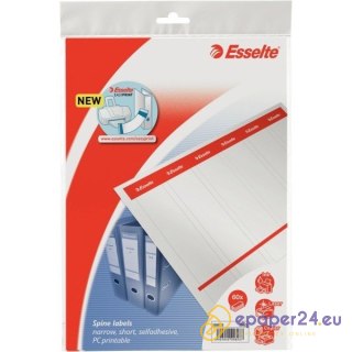 ETYKIETY NA SEGREGATOR ESSELTE 36x192mm SAMOPRZYLEPNE