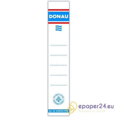 Etykiety na segregator Donau 28x153mm wsuwane (20) Etykiety na segregator Donau 28x153mm wsuwane (20)