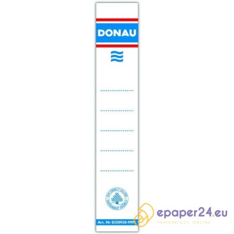 Etykiety na segregator Donau 33x153mm samoprzylepne (20) Etykiety na segregator Donau 33x153mm samoprzylepne (20)