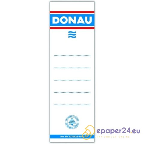 Etykiety na segregator Donau 48x153mm wsuwane (20) Etykiety na segregator Donau 48x153mm wsuwane (20)