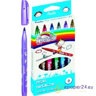 FLAMASTRY FIORELLO METALLIC 6 KOLORÓW