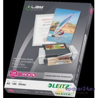 FOLIA LAMINACYJNA LEITZ A5/125µm BŁYSK (100)