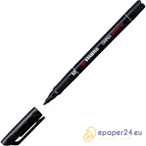 FOLIOPIS STABILO OHPEN UNIVERSAL 1,0mm CZARNY FOLIOPIS STABILO OHPEN UNIVERSAL 1,0mm CZARNY
