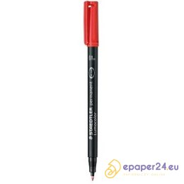 FOLIOPIS STAEDTLER LUMOCOLOR F CZERWONY