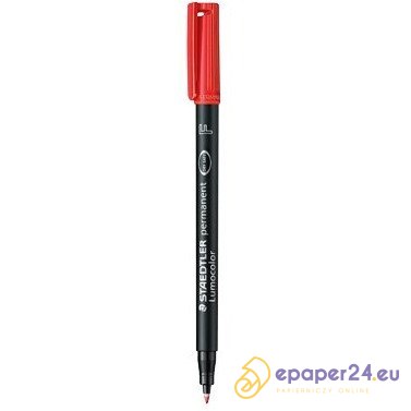 FOLIOPIS STAEDTLER LUMOCOLOR F CZERWONY FOLIOPIS STAEDTLER LUMOCOLOR F CZERWONY