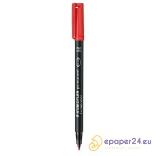 FOLIOPIS STAEDTLER LUMOCOLOR M CZERWONY