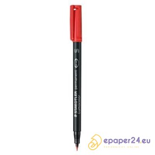 FOLIOPIS STAEDTLER LUMOCOLOR S CZERWONY