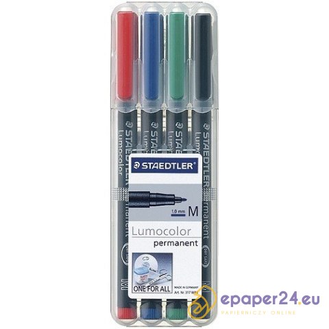 FOLIOPISY STAEDTLER LUMOCOLOR M 4 KOLORY FOLIOPISY STAEDTLER LUMOCOLOR M 4 KOLORY